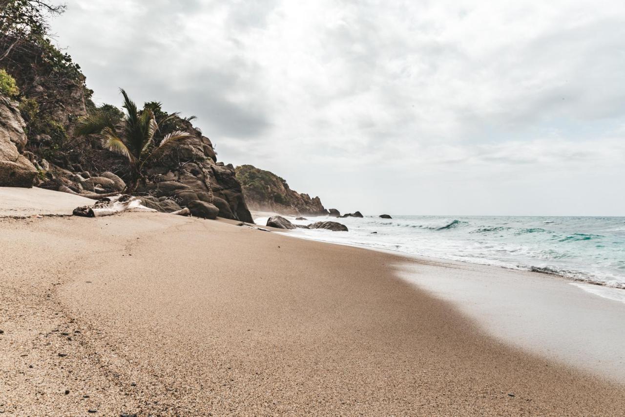 Cabana Wiwa Tayrona Los Naranjos Bagian luar foto