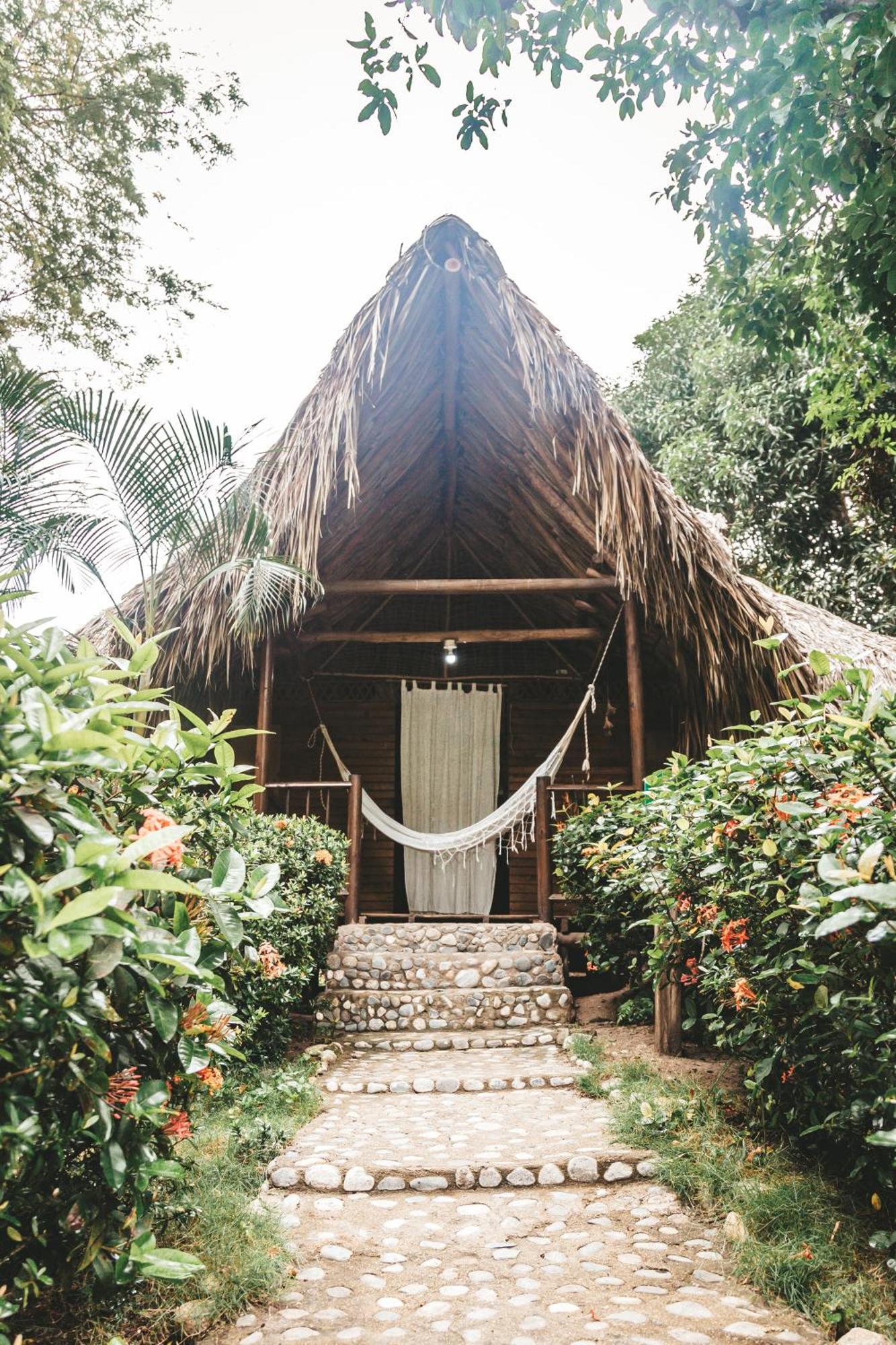 Cabana Wiwa Tayrona Los Naranjos Bagian luar foto